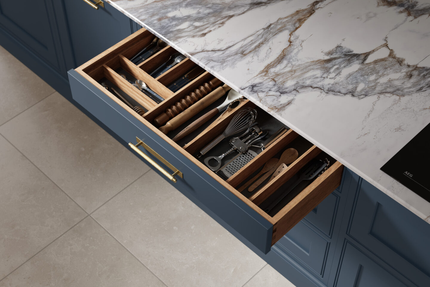 25 OMEGA S01 IN FRAME KITCHEN DRAWER F03