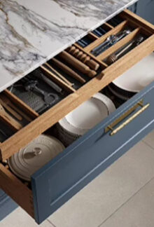 Inframe medium oak drawer boxes