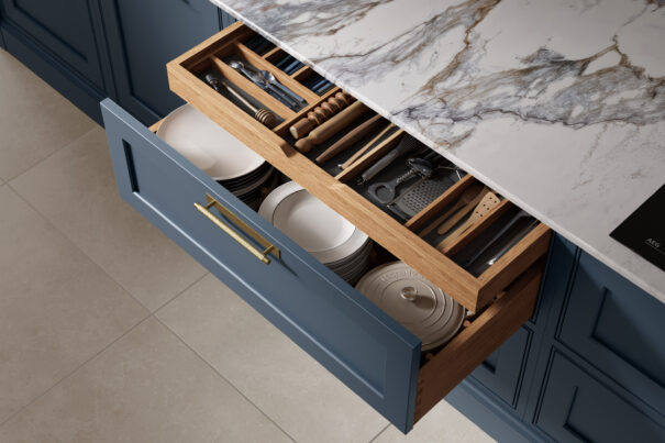 In Frame Kitchen Drawer Cobalt