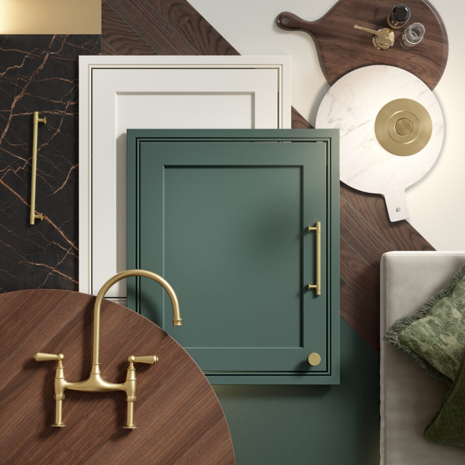 INFRAME KITCHEN MOODBOARD enchanted and parchment