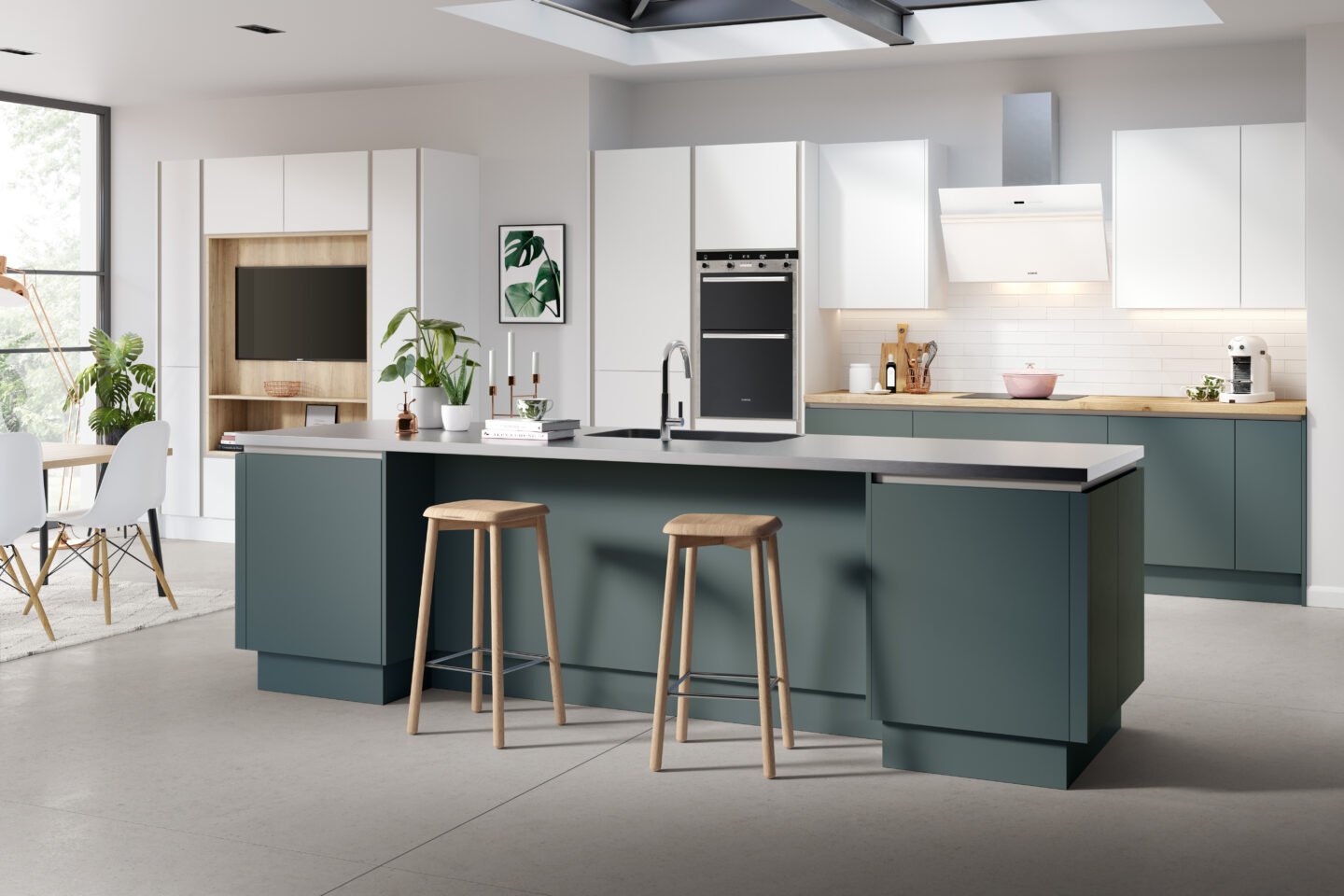 Oblique Painted Spitfire Blue Arctic