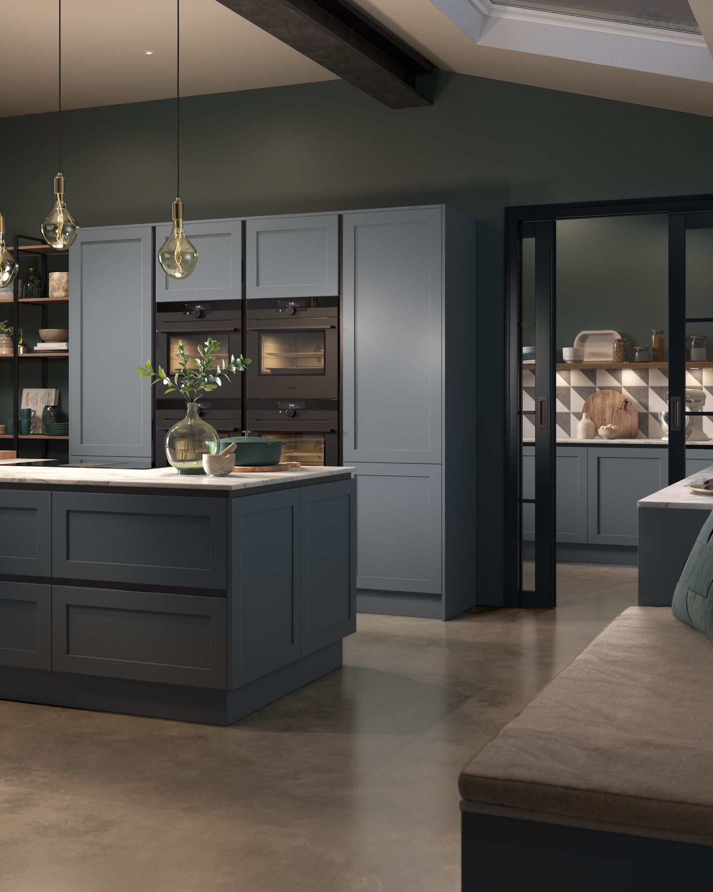 Signature Painted Inset Spitfire Blue night