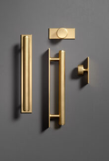 24 OMEGA HANDLES STERLING BRASS TOP DOWN F01