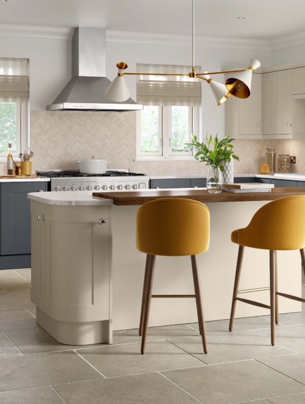 Elegant Painted Antracite Limestone