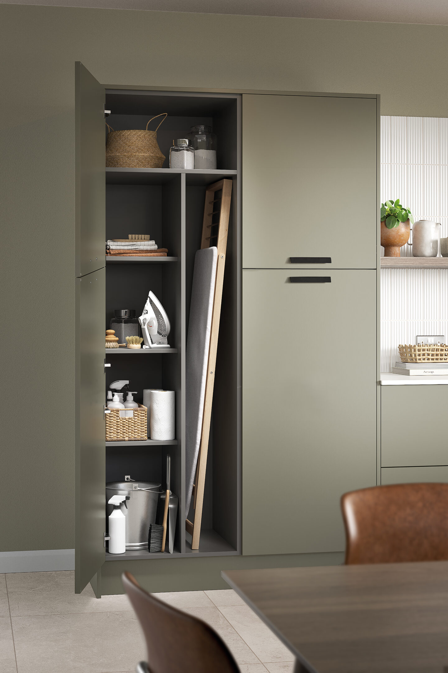 Setosa Botanical Sylvan Oak Utility cupboard RTA 2