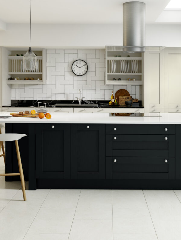 Wood Shaker Painted Limestone Anthracite