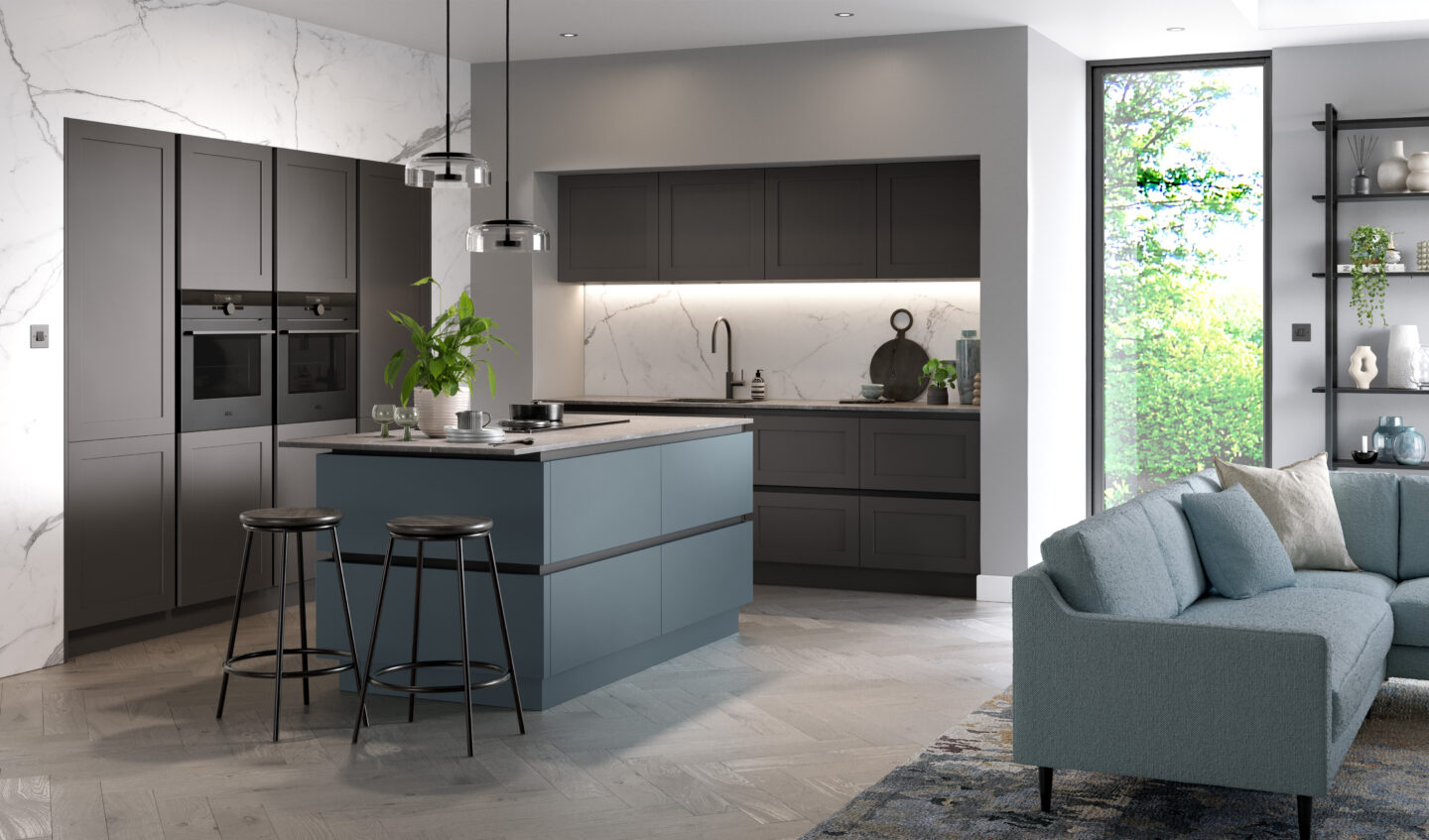 Signature Painted Graphite Setosa Painted Spitfire Blue