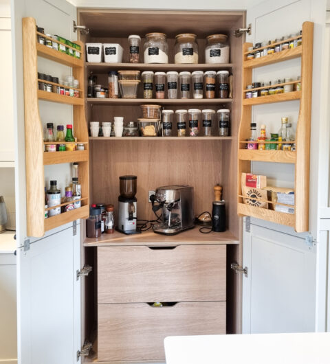Larder with Spice Racks
