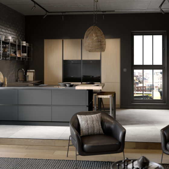 Super Matt Jet Woodgrain Natural Oak