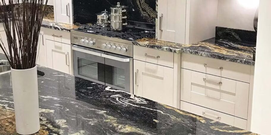 Black and copper kitchen ideas copper marble backsplash jpg