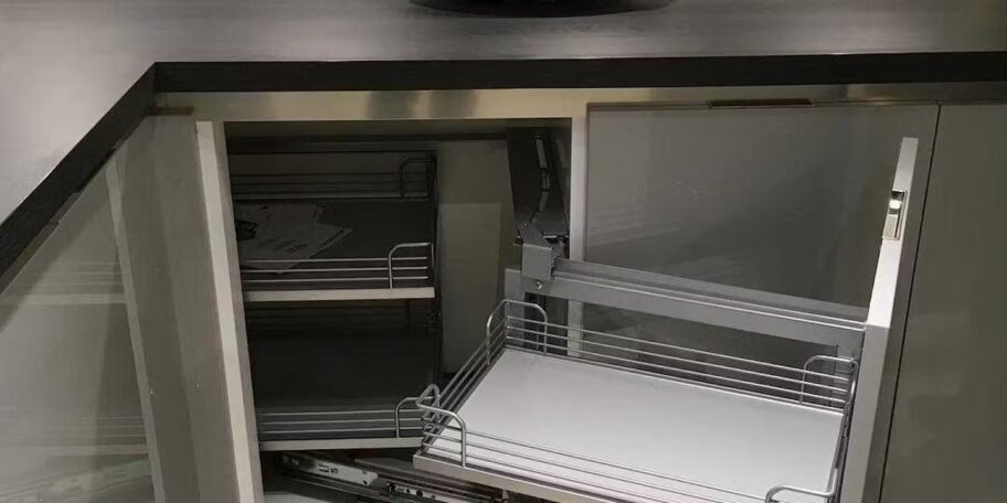 G shaped kitchen pull out shelf jpg