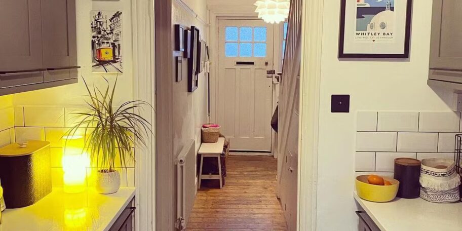 Galley kitchen ideas pops of colour jpg