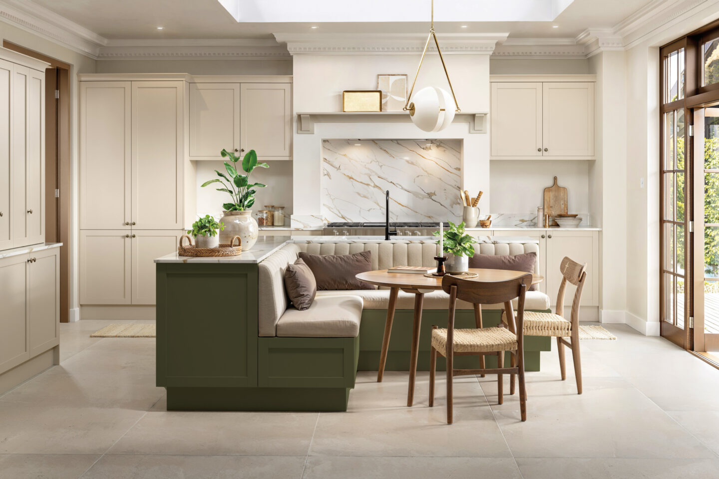 Monarch Painted Fern Parchment