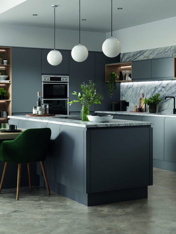 In Line Painted Anthracite